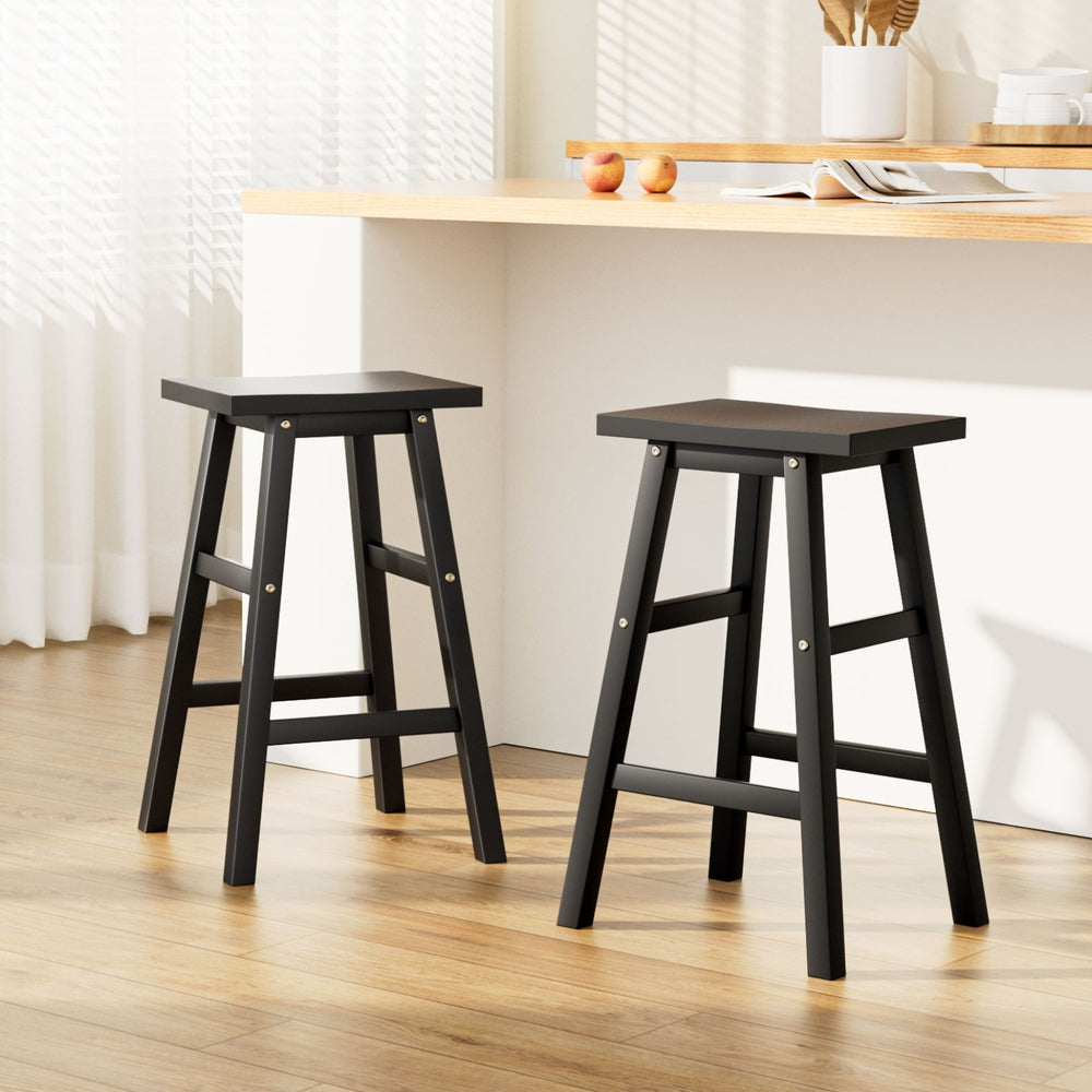 Korra Counter Stools -  Black x2
