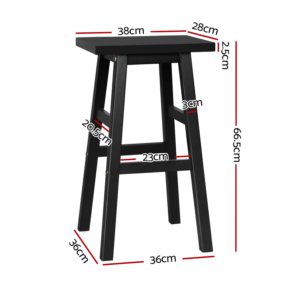 Korra Counter Stools -  Black x2