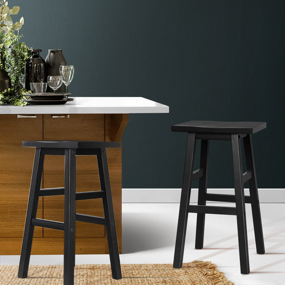 Korra Counter Stools -  Black x2
