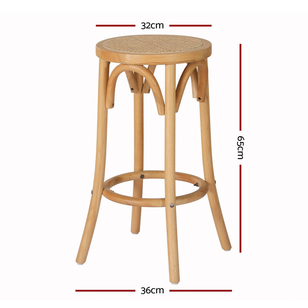 Korra - Rattan Seat Stool x 4