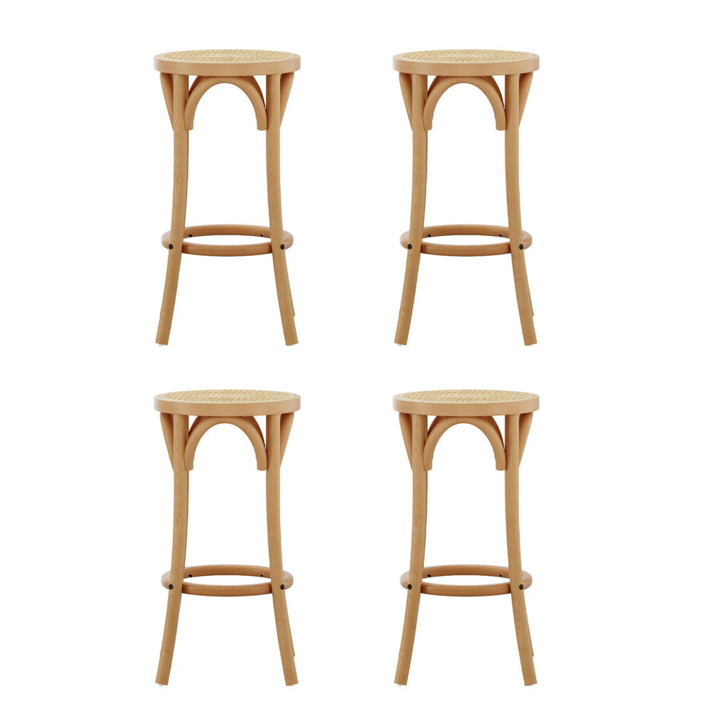 Korra - Rattan Seat Stool x 4