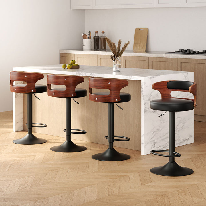 Korra 4x Bar Stools Gas Lift