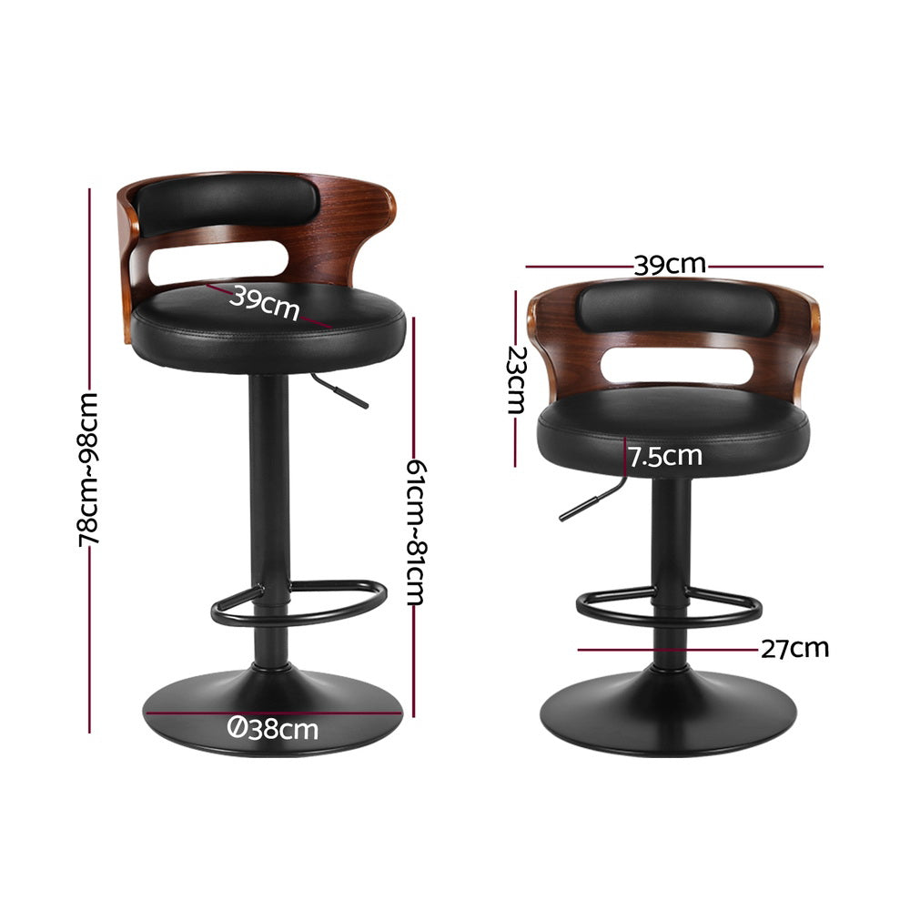 Korra 4x Bar Stools Gas Lift