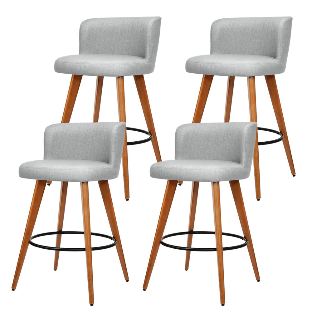 Maison Bar Stools, Linen (set of 4)