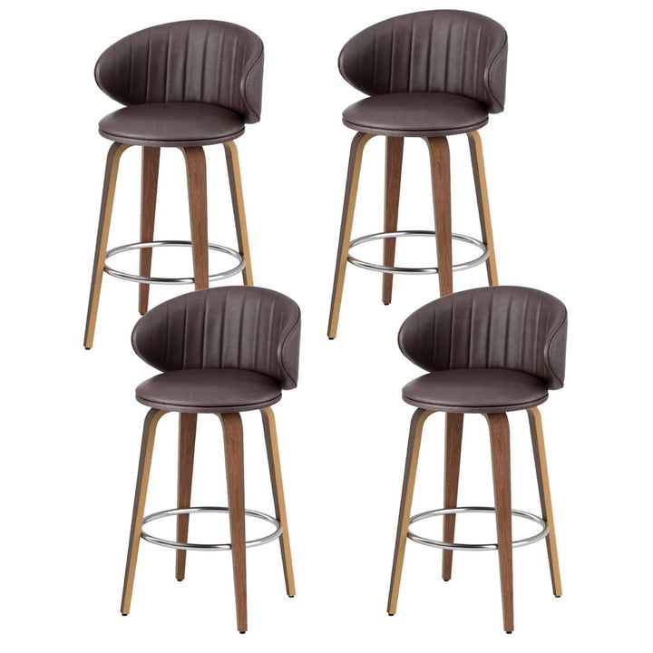Luna Bar Stools - Brown (set of 4)