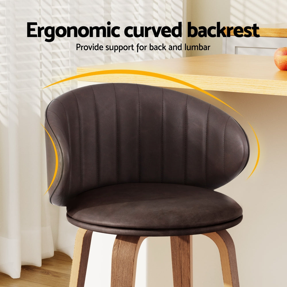 Luna Bar Stools - Brown (set of 4)