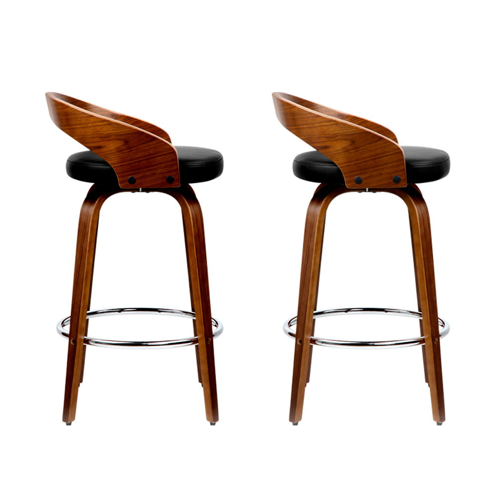 Arden Bar Stools - Black (set of 2)