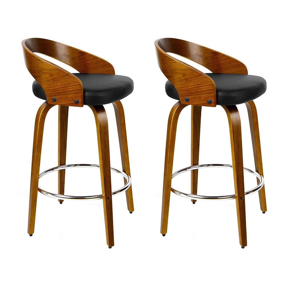 Arden Bar Stools - Black (set of 2)