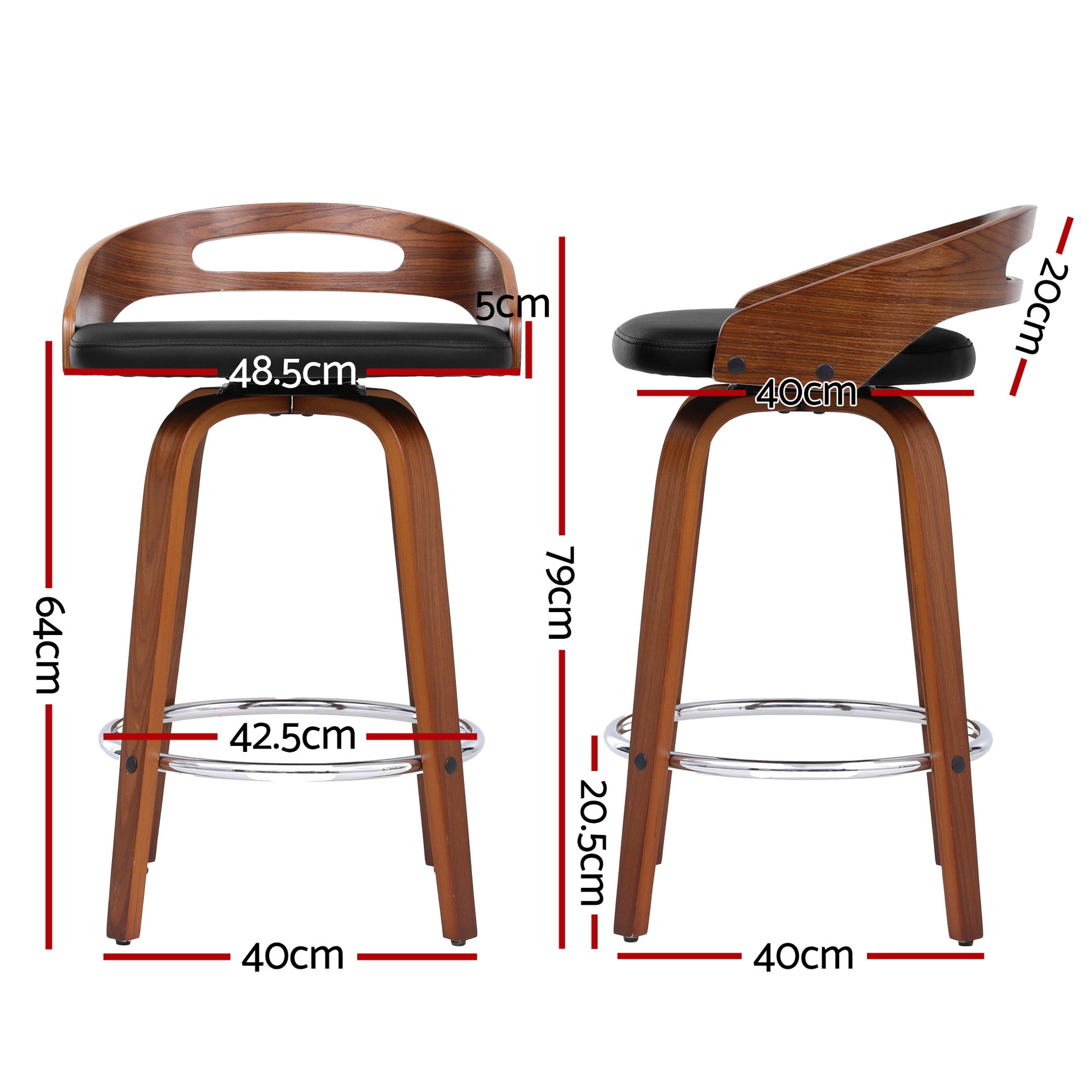 Davie Swivel Stool (set of 4)