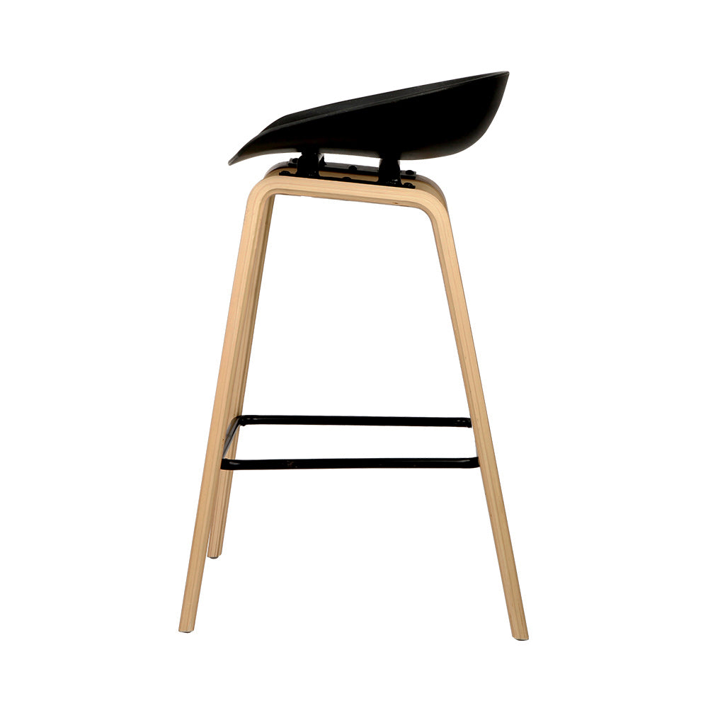 Korra 2x Bar Stools Wooden