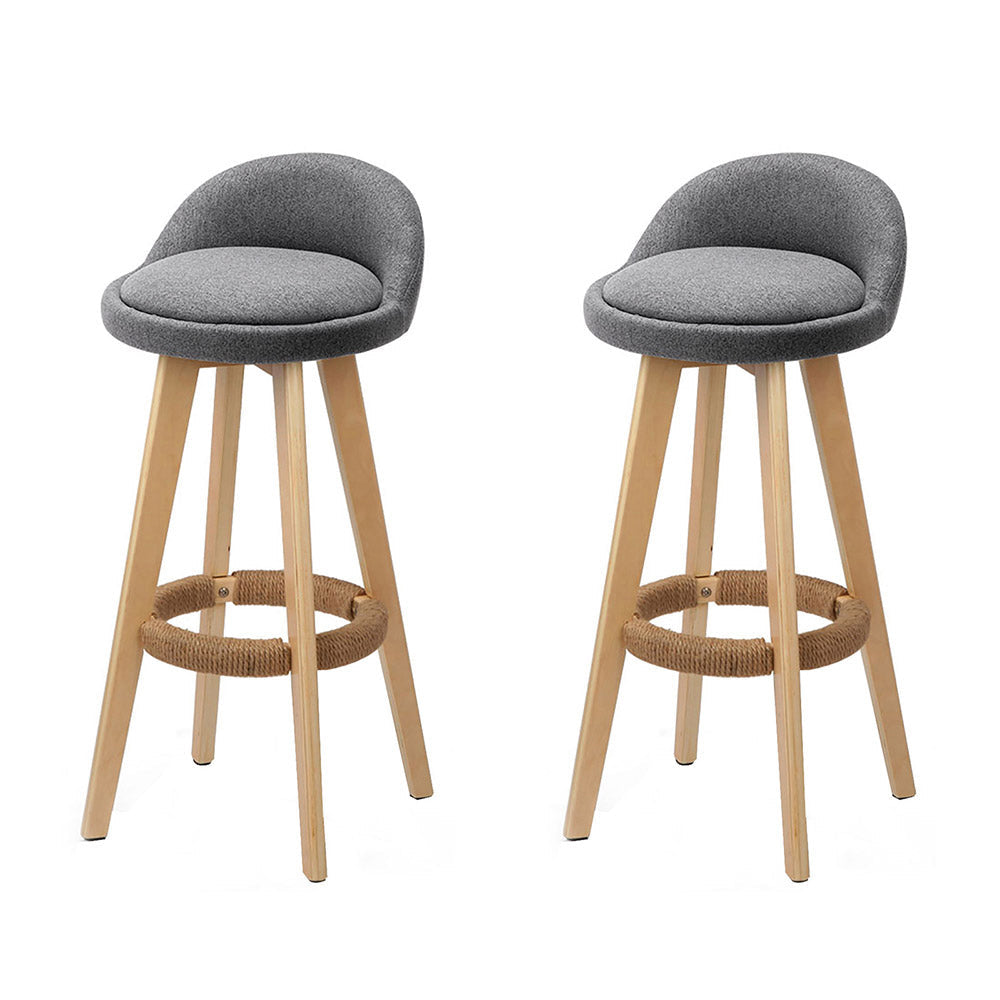 Carla Bar Stools -Grey (set of 2)