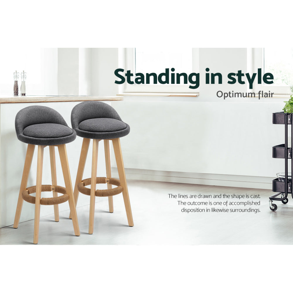 Carla Bar Stools - Grey (set of 4)