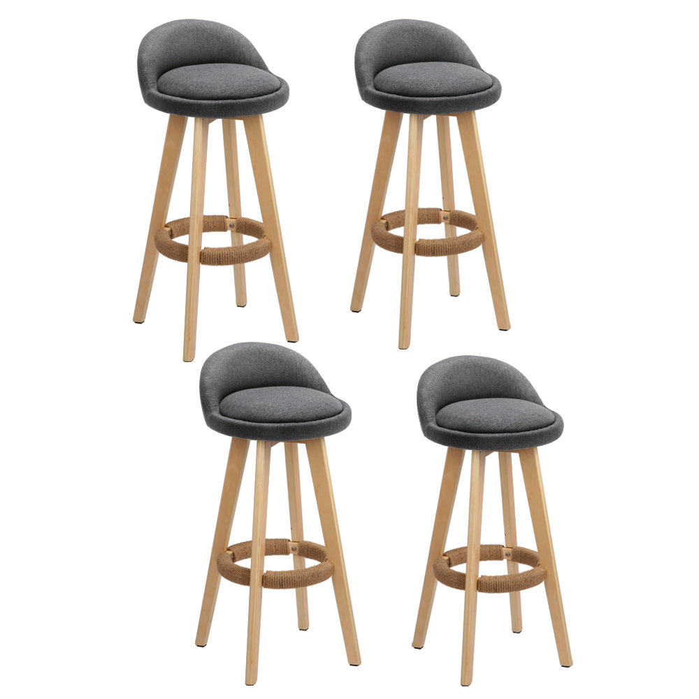 Carla Bar Stools - Grey (set of 4)