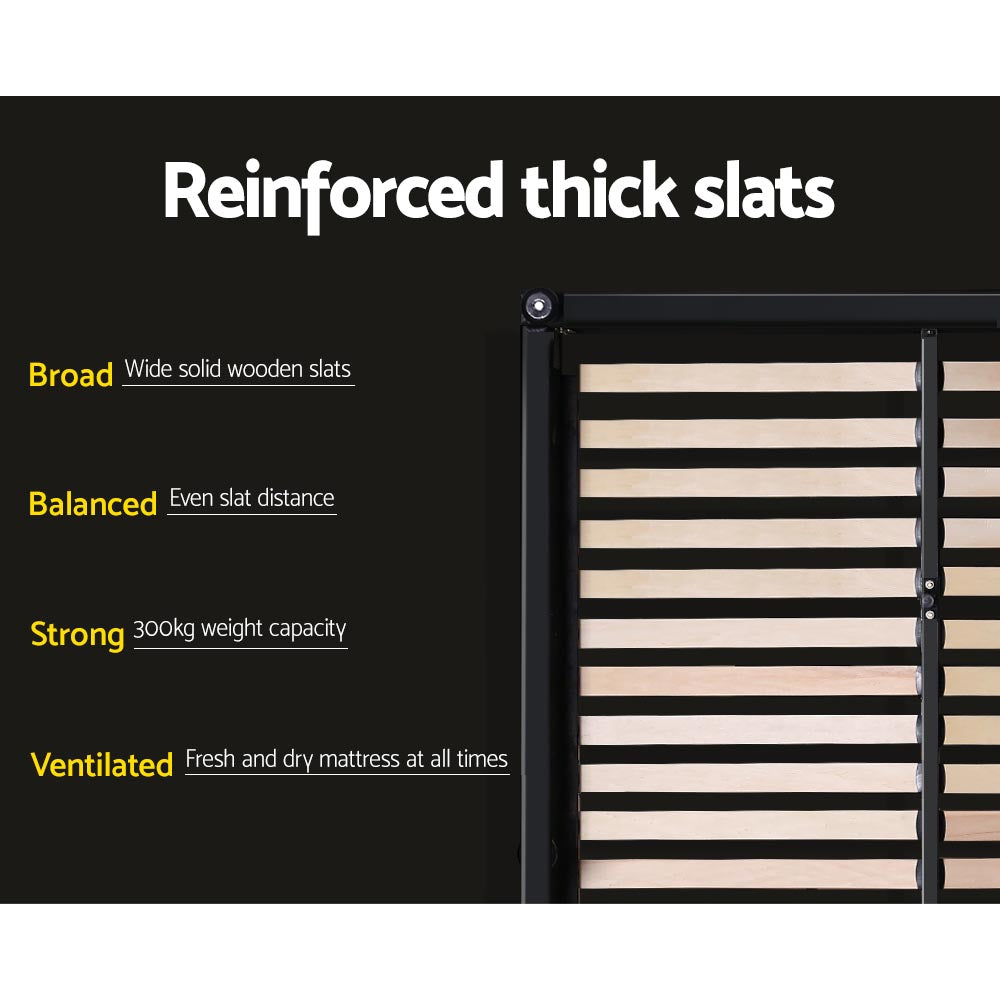 Korra Bed Frame King Size Gas Lift Grey ISSA