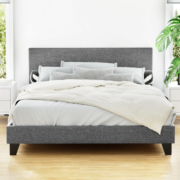 Korra Bed Frame Double Size Grey NEO