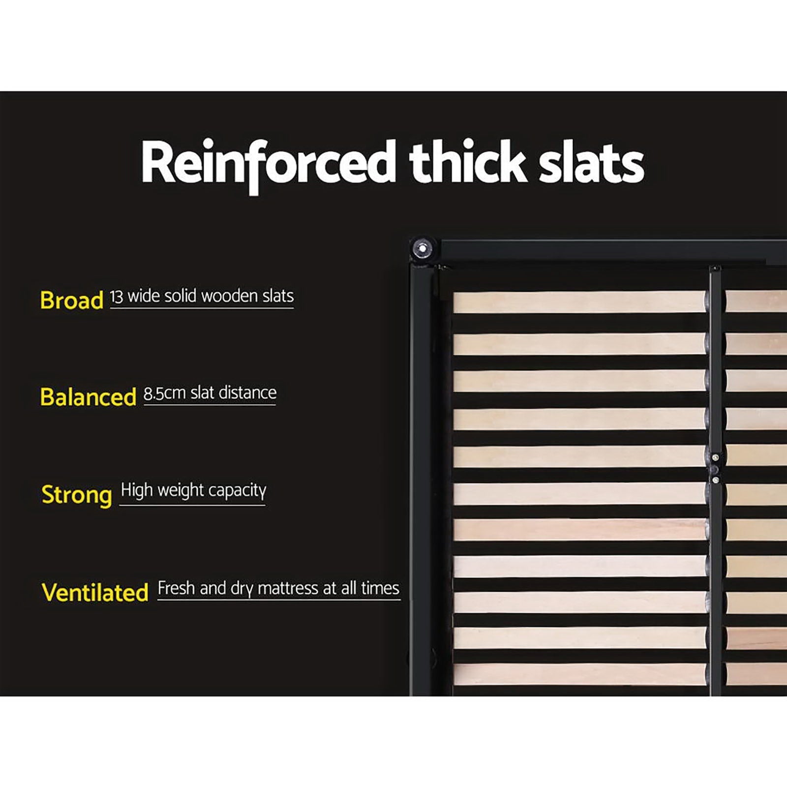 Korra Bed Frame King Size with 4 Drawers Grey AVIO