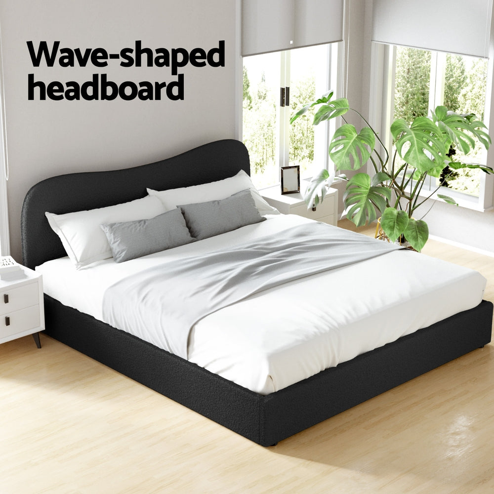 Korra Bed Frame King Size Boucle DARA