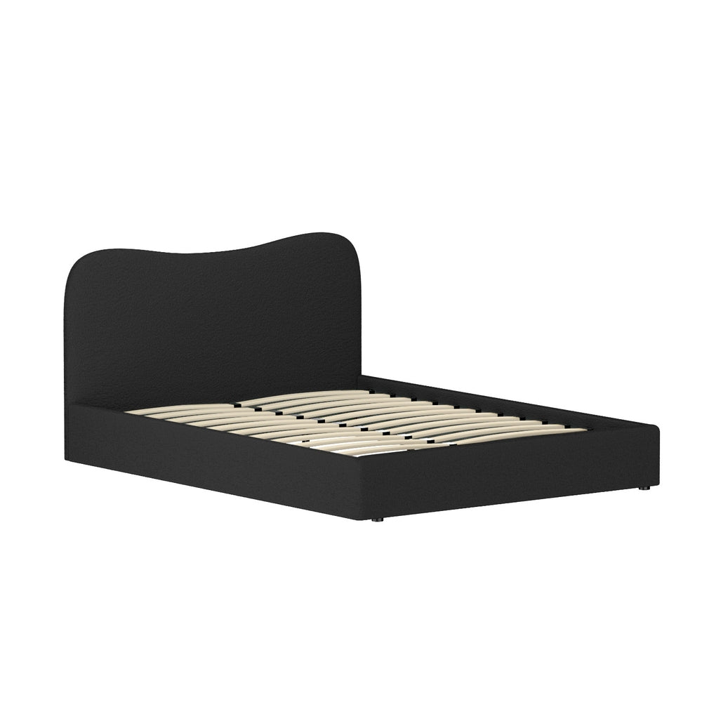 Korra Bed Frame Queen Size Boucle DARA