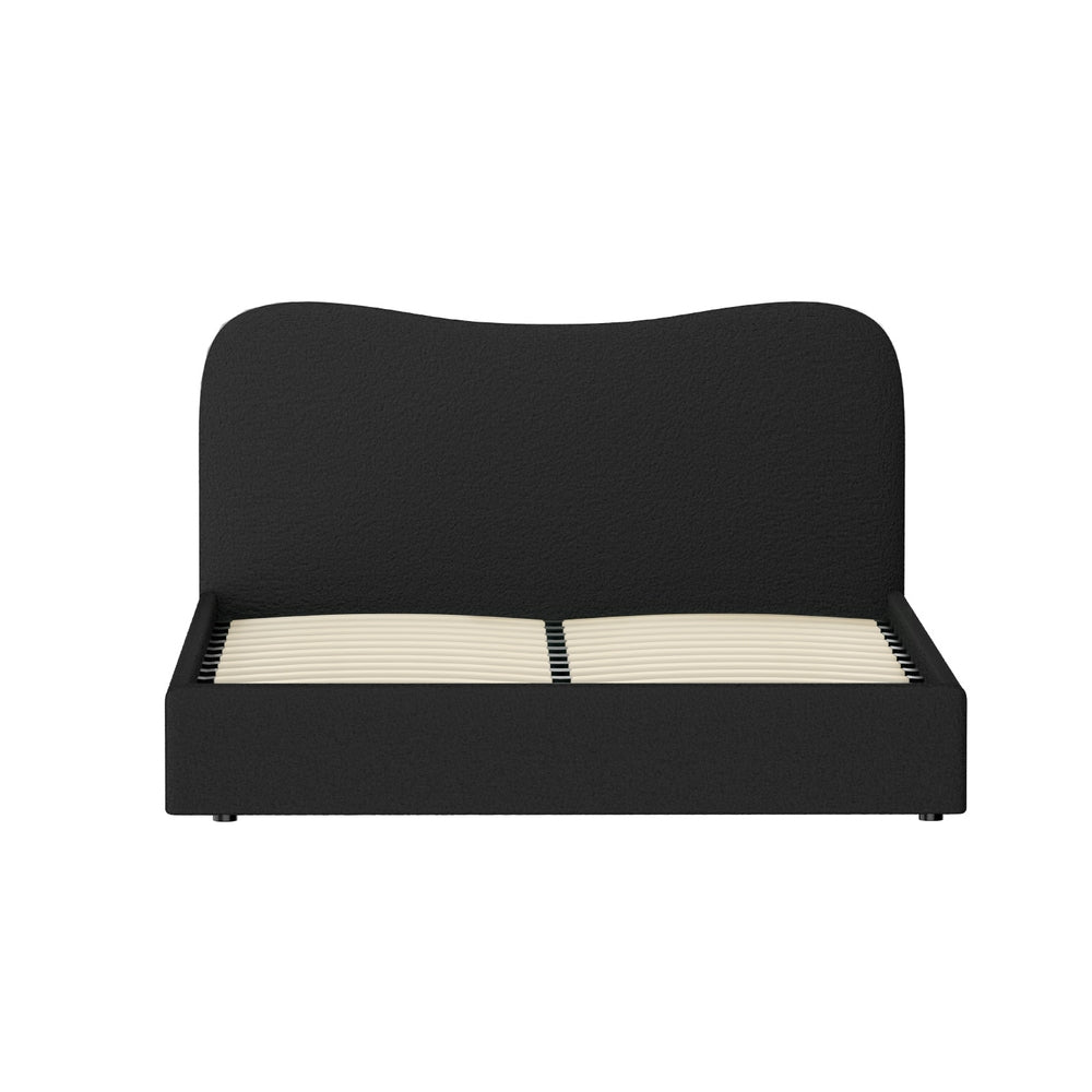 Korra Bed Frame Queen Size Boucle DARA