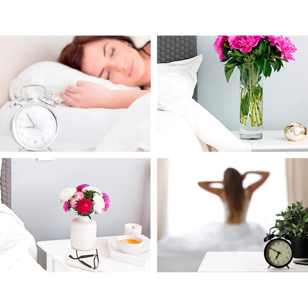 Korra Bedside Table 2 Drawers - BISSET White