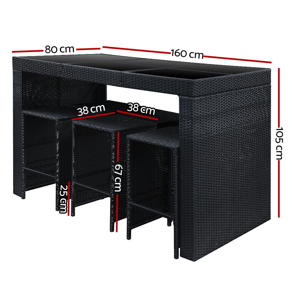 Portofino Outdoor Bar Set (7-Piece)