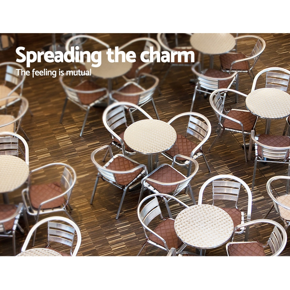 Gardeon Outdoor Bar Table Adjustable