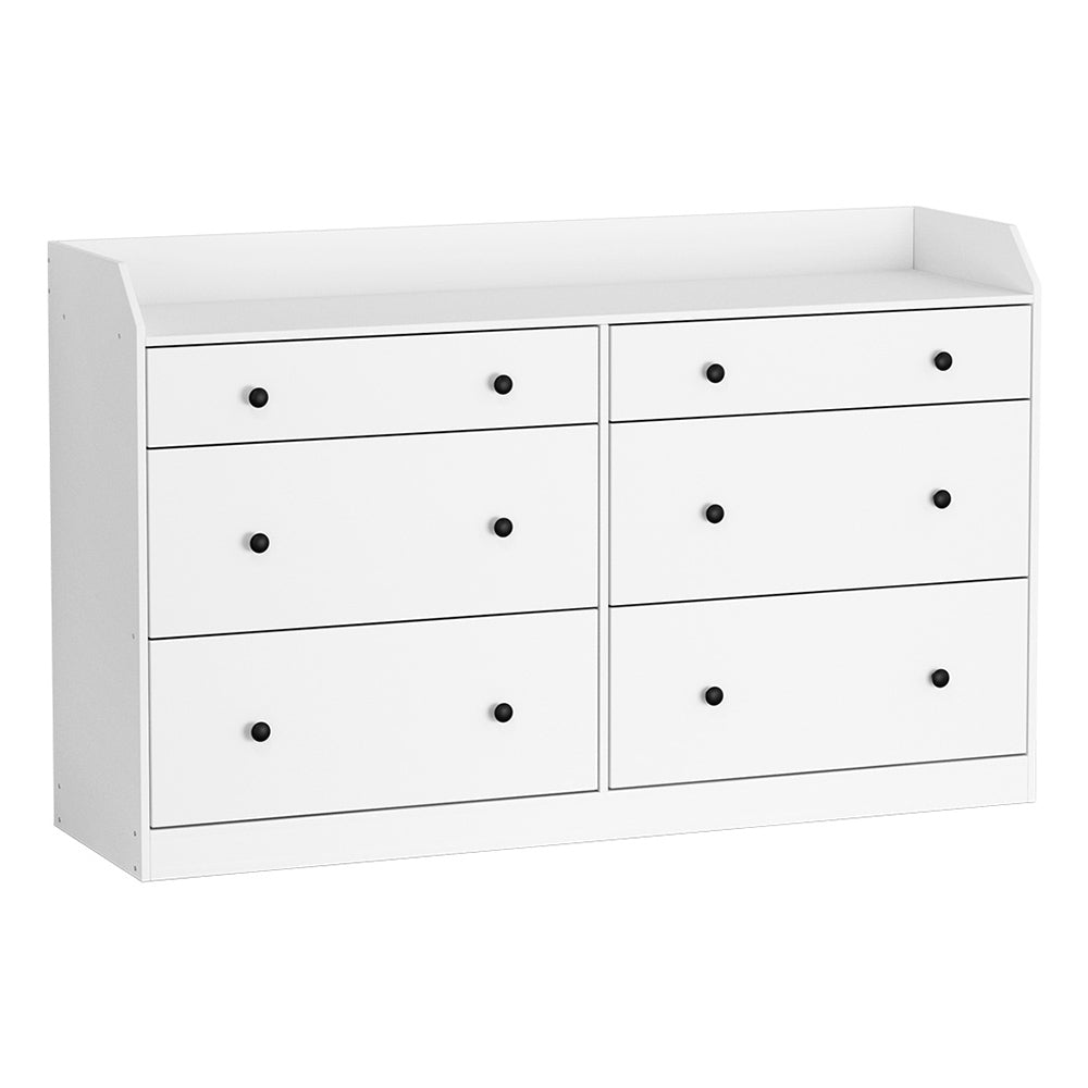 Korra 6 Chest of Drawers - PETE White