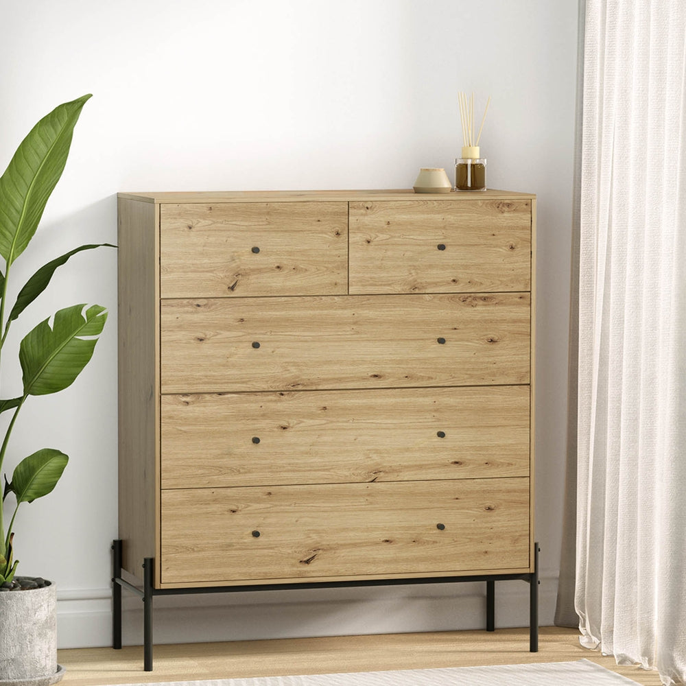Korra 5 Chest of Drawers - ARNO Pine