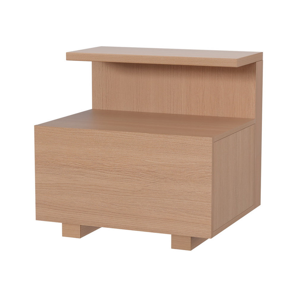 Korra Bedside Table 1 Drawer - Pine