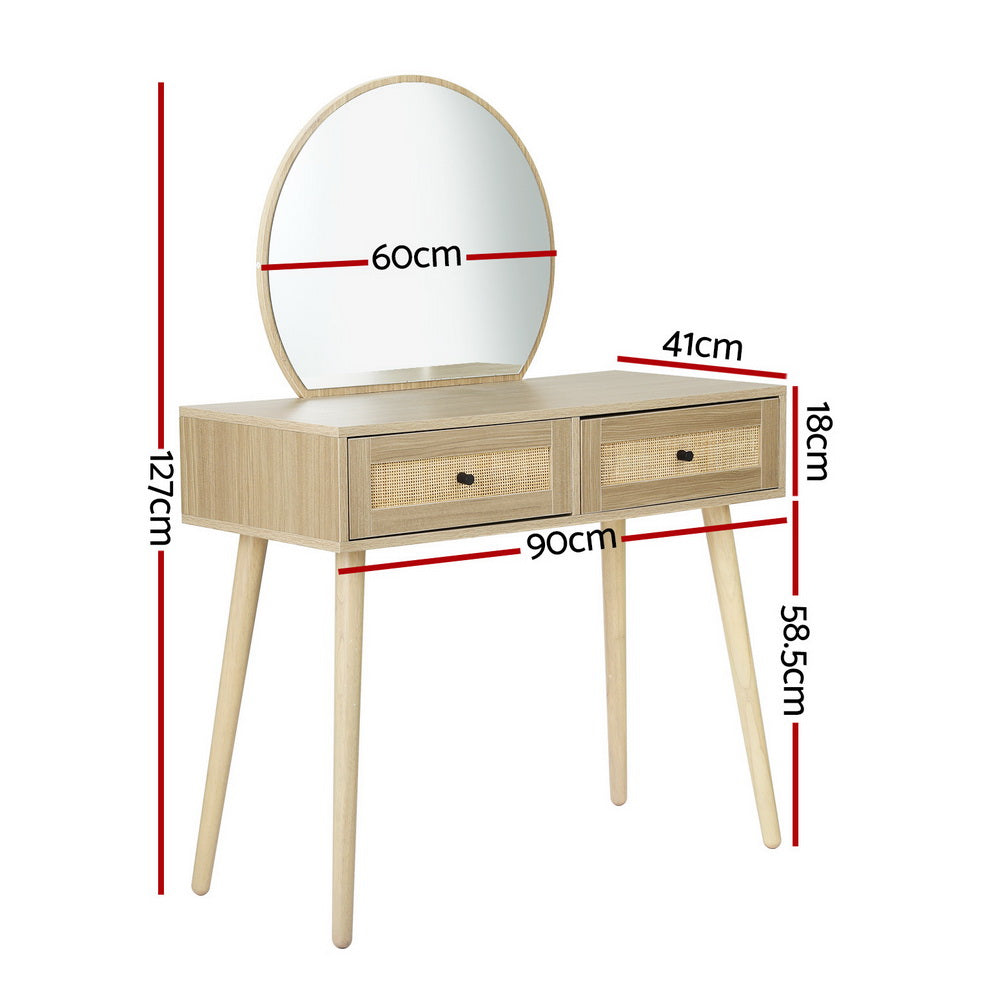 Korra Dressing Table - Rattan