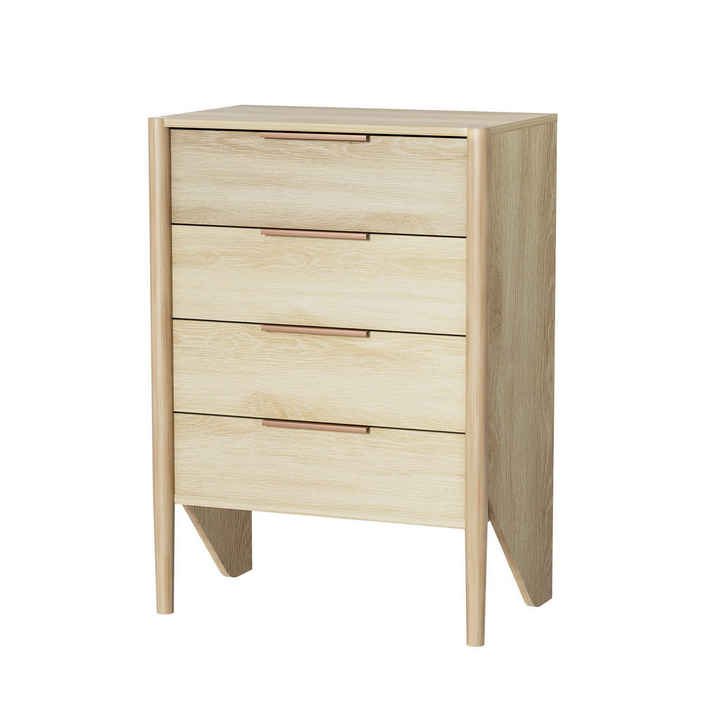 Korra 4 Chest of Drawers Tallboy - INEZ Pine