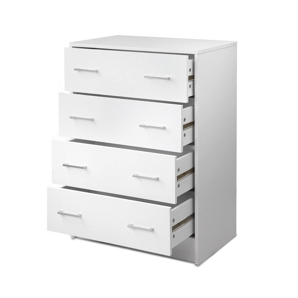 Korra 4 Chest of Drawers - ANDES White
