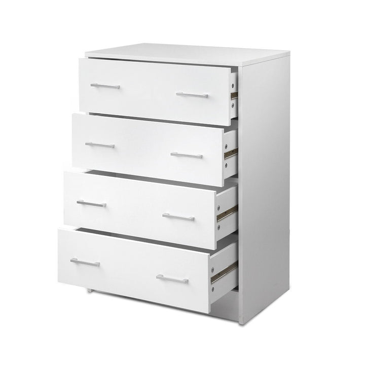 Korra 4 Chest of Drawers - ANDES White