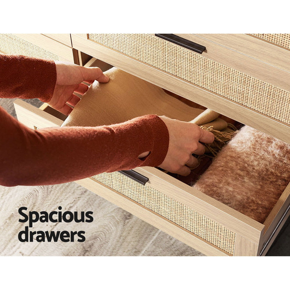 Korra 6 Chest of Drawers - BRIONY Oak