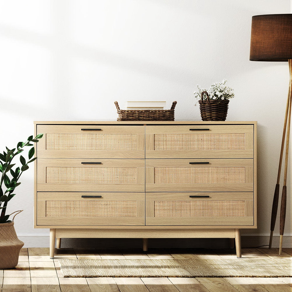 Korra 6 Chest of Drawers - BRIONY Oak