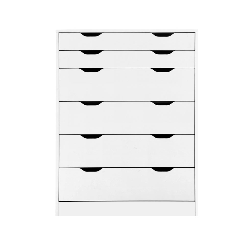 Korra 6 Chest of Drawers - MYLA White