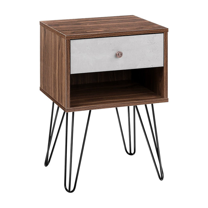 Korra Bedside Table 1 Drawers with Shelf - LARS