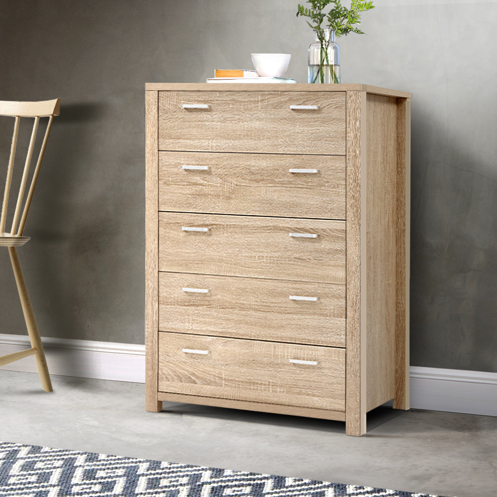 Korra 5 Chest of Drawers - MAXI Pine