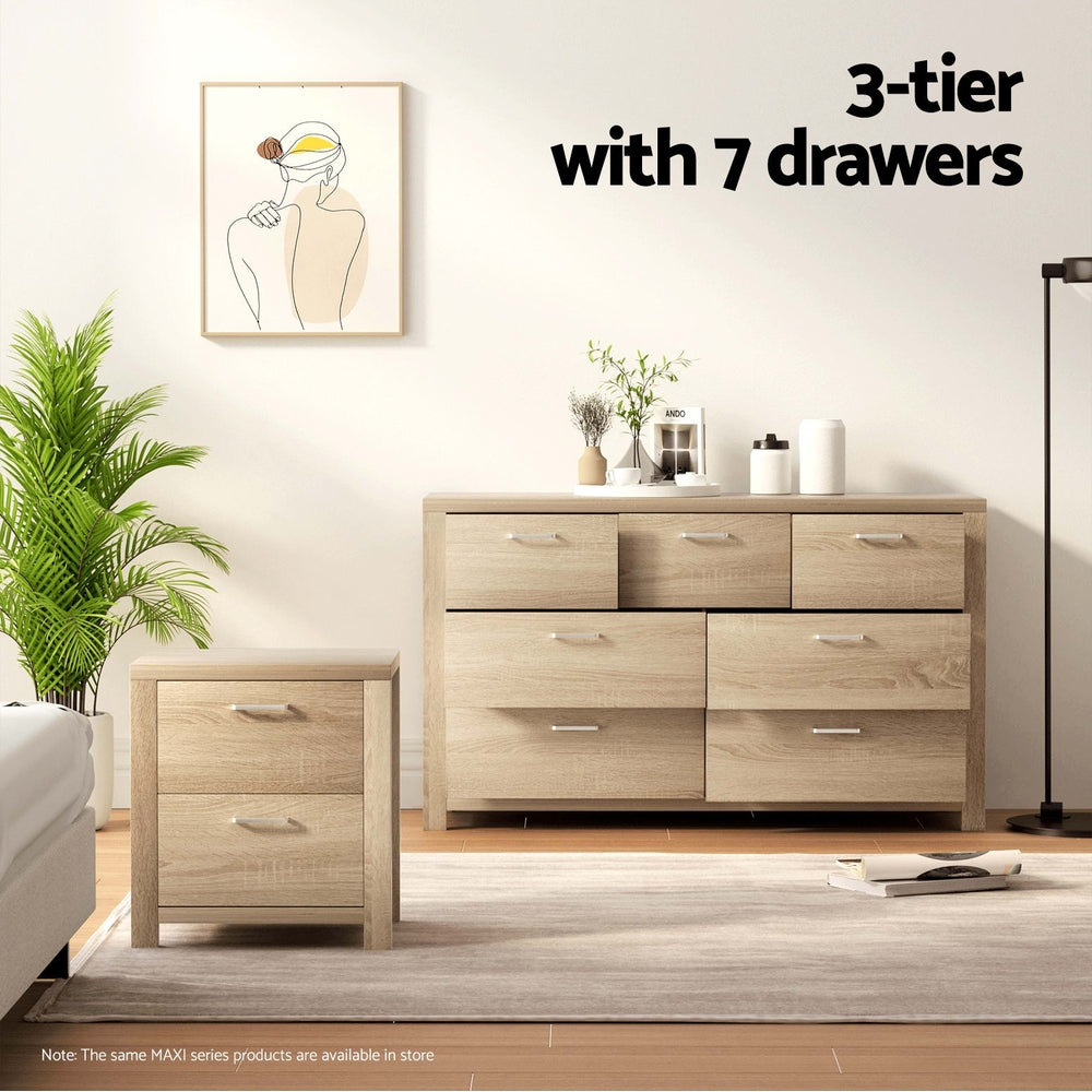 Korra 7 Chest of Drawers - MAXI Pine