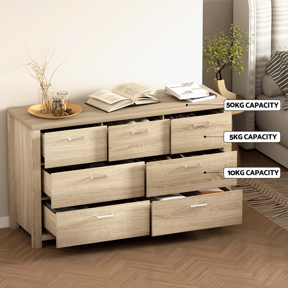 Korra 7 Chest of Drawers - MAXI Pine