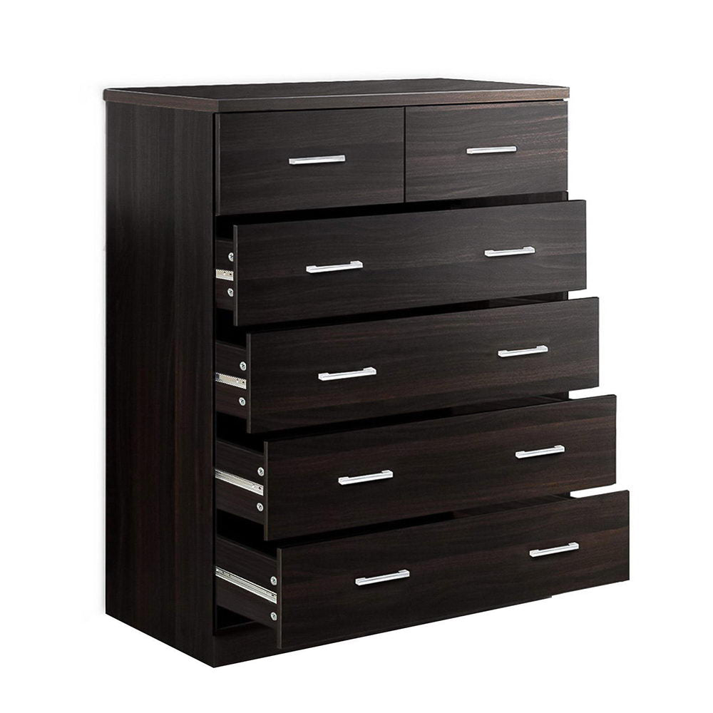 Korra 6 Chest of Drawers - ANDES Walnut