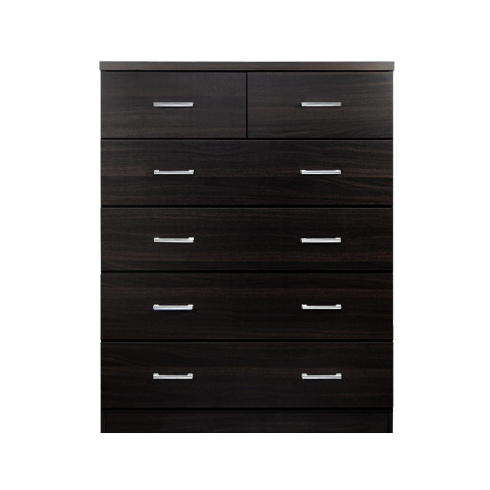 Korra 6 Chest of Drawers - ANDES Walnut
