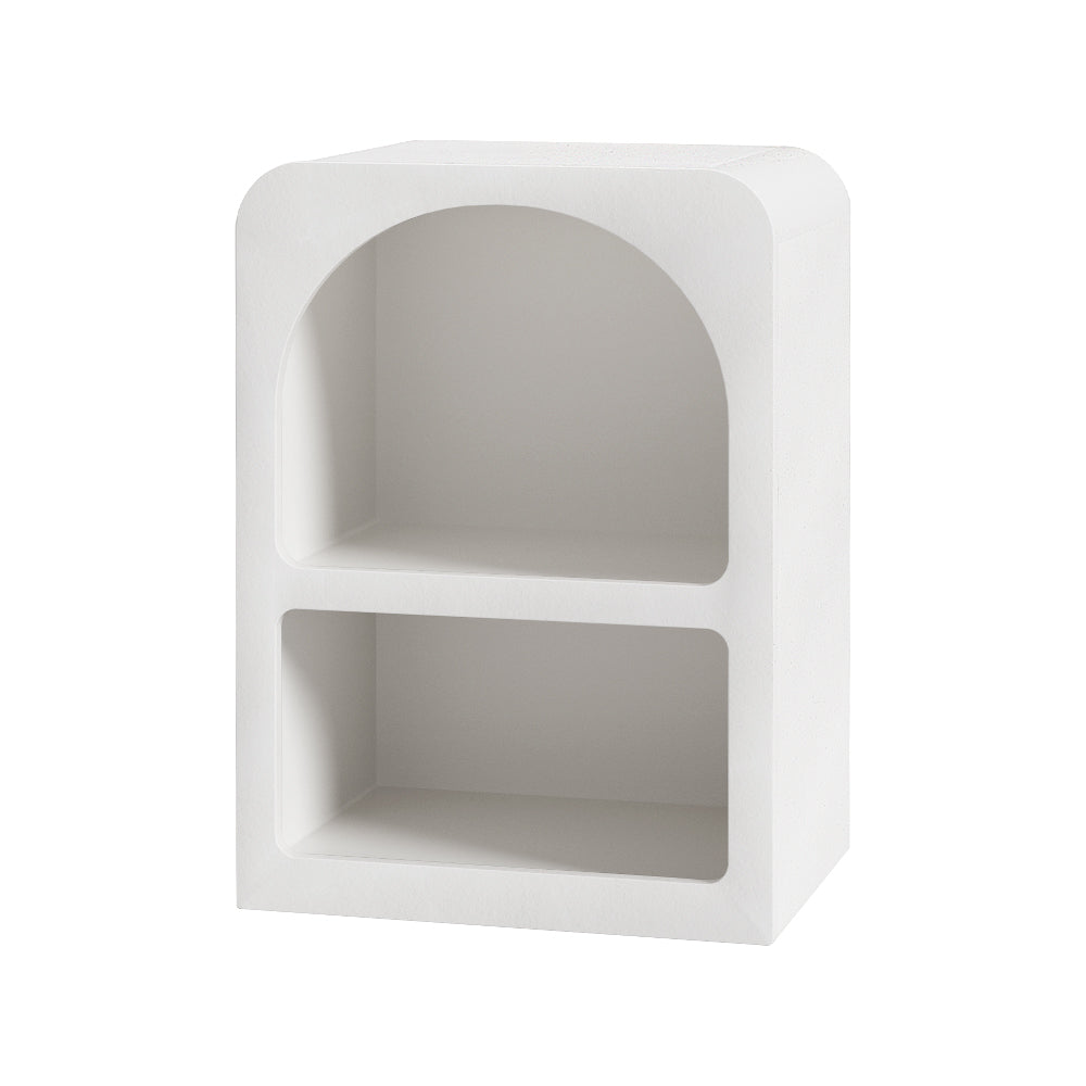 Korra Nightstand - White Arched