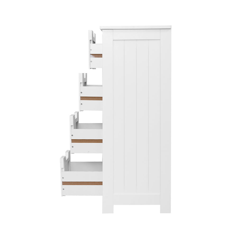 Korra 4 Chest of Drawers - LEESA White