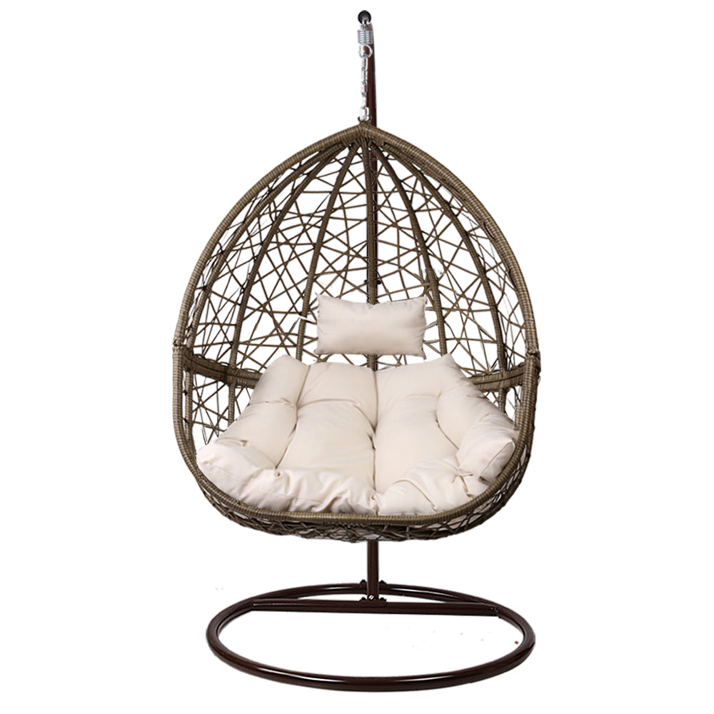 Luna Cocoon Egg Swing Chair - Latte