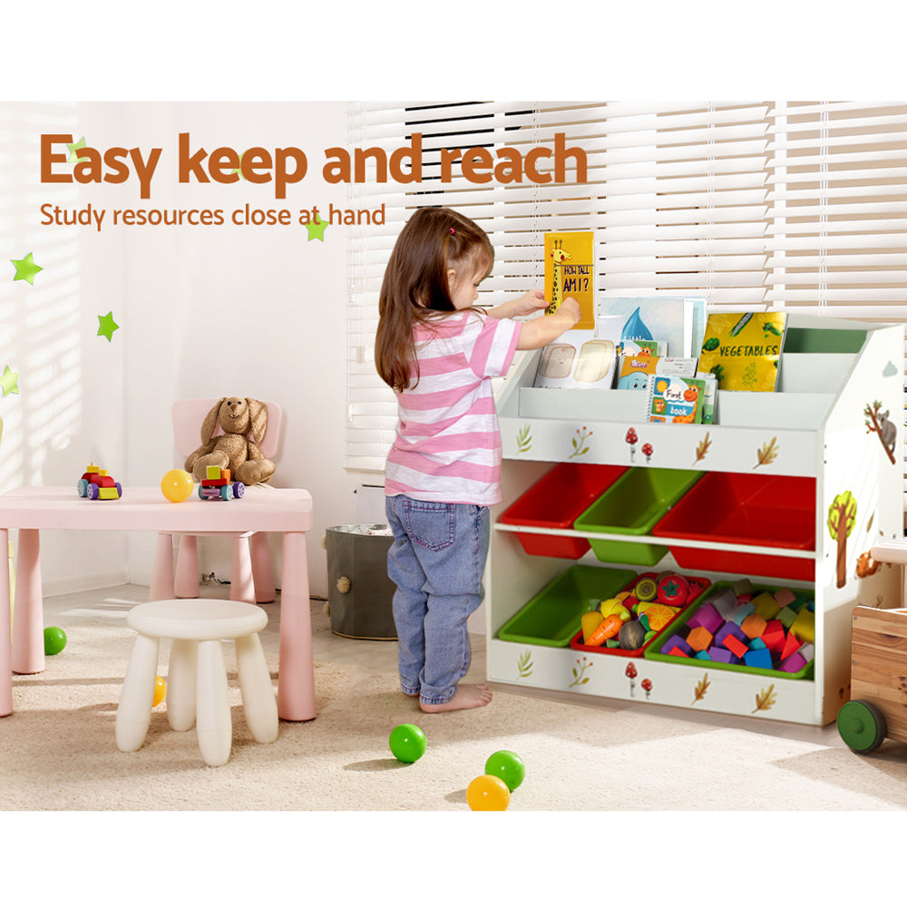 Keezi 3 Tiers Kids Bookshelf