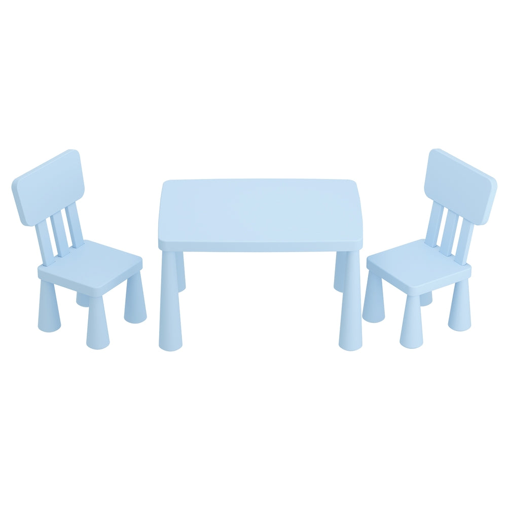 Korra Kids Table and Chairs - Blue