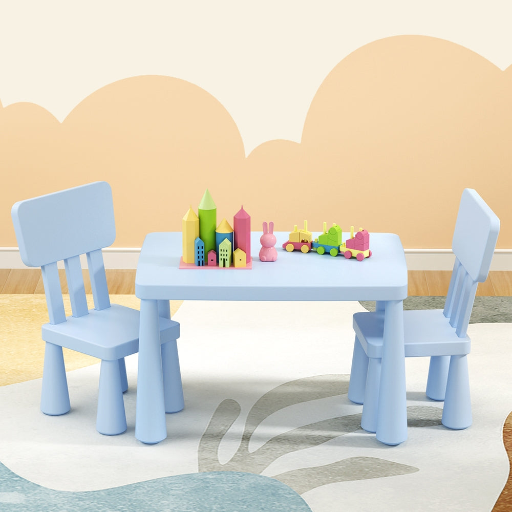 Korra Kids Table and Chairs - Blue