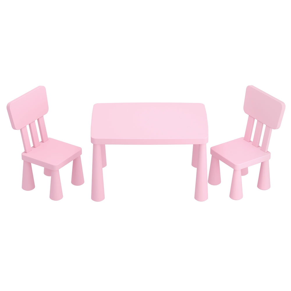 Korra Kids Table and Chairs - Pink