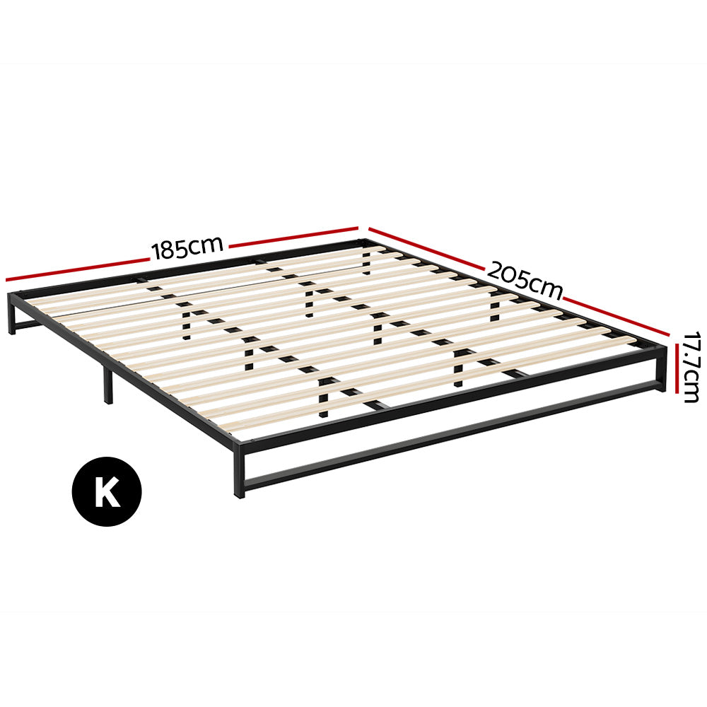 Korra Bed Frame King Size Metal BERU